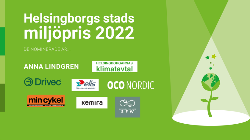 Elis nominerade till Helsingborgs stads miljöpris 2022