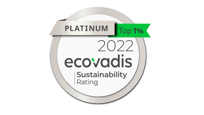 Elis wins the EcoVadis platinum medal!