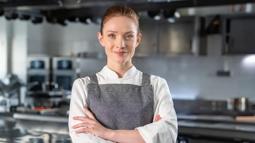 zero-waste-förkläde och en slitstark kockrock