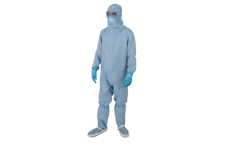 Alaska Ctrl Sterile overall med integrerad huva