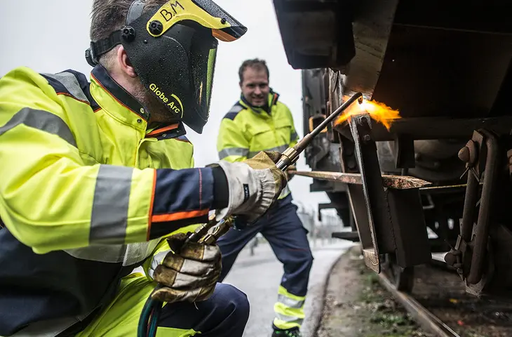 Flamskyddade varseljackor