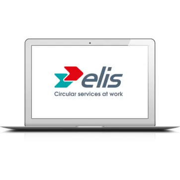 Elis logo laptop